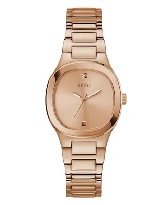 Guess Women's Analog Rose Gold-Tone Stainless Steel Watch 32mm - Rose Gold