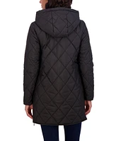 Sebby Juniors' 3/4 Quilted Jacket with Hood