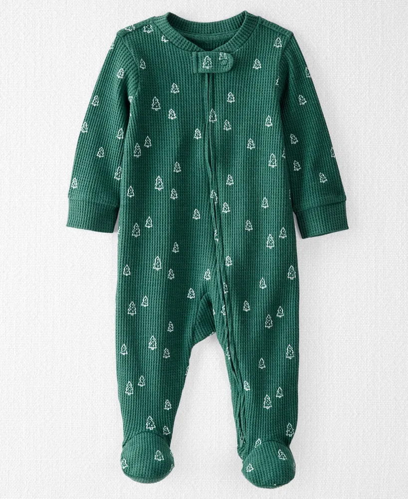 Carter's Baby Boys or Baby Girls Two Way Zip Footed Coveralls