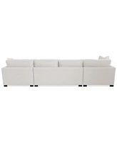 Nightford 146" 3-Pc. Fabric Double Chaise Sectional, Created for Macy's