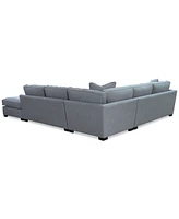 Nightford 143" 4-Pc. Fabric L Sectional, Created for Macy's