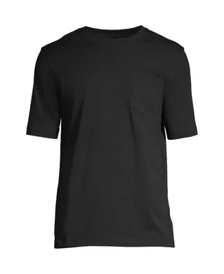 Lands' End Men's Super-t Short Sleeve T-Shirt with Pocket