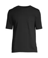 Lands' End Men's Super-t Short Sleeve T-Shirt with Pocket