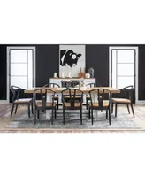 Franklin 9pc Dining Set (Table + 8 Chairs)