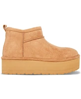 Madden Girl Embracce Cozy Mini Platform Booties
