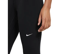 Nike Pro 365 Women's Mid-Rise Cropped Mesh Panel Leggings