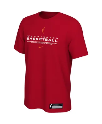 Men's Nike Red Washington Mystics On Court Legend Essential Practice T-shirt