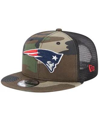 Men's New Era Camo New England Patriots Classic Trucker 9FIFTY Snapback Hat