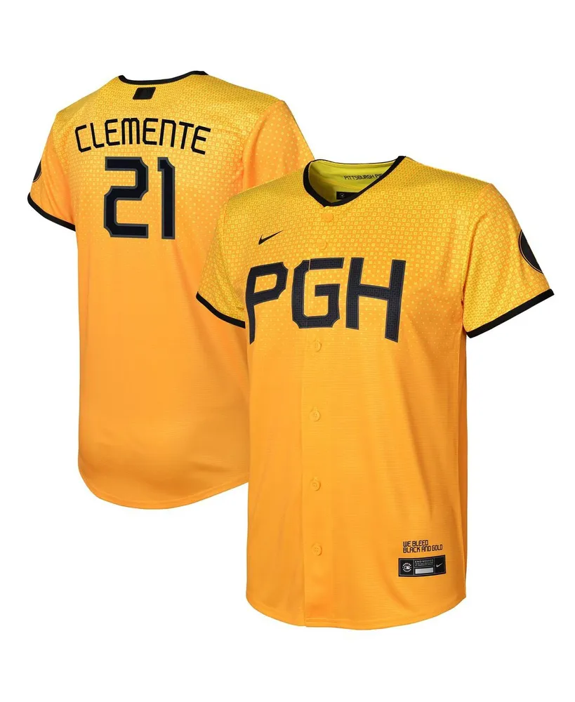 Nike Men's Roberto Clemente White Pittsburgh Pirates Home Replica