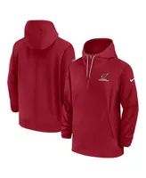 Men's Nike Cardinal Arizona Cardinals Sideline Quarter-Zip Hoodie