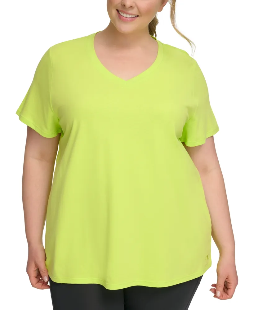 Calvin Klein Women's V-Neck T-Shirt - Macy's