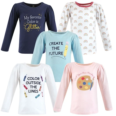 Hudson Baby Toddler Girls Long Sleeve T-Shirts