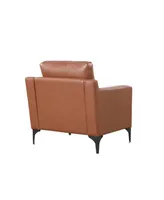 Serta 34.3" W Faux Leather Sturdy Francis Chair