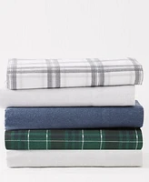 London Fog Super Soft 165 Gsm Cotton Flannel Piece Sheet Set