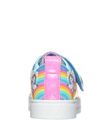 Skechers Little Girls Twinkle Toes - Twinkle Sparks - Unicorn Adjustable Strap Light-Up Casual Sneakers from Finish Line