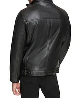 Calvin Klein Men's Faux Leather Moto Jacket, Created for Macy's