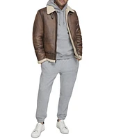 Calvin Klein Men's Classic Faux Shearling B-3 Bomber Jacket