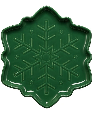 Fiesta Snowflake Shaped Plate 9"