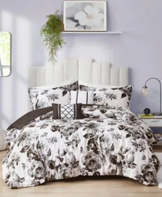 Intelligent Design Dorsey Floral Duvet Cover Sets