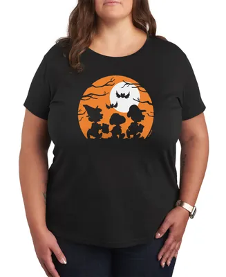 Air Waves Trendy Plus Peanuts Halloween Graphic T-shirt