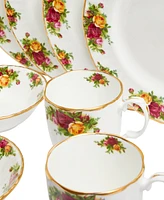 Royal Albert Old Country Roses Breakfast 12 Pieces Set, Service for 4