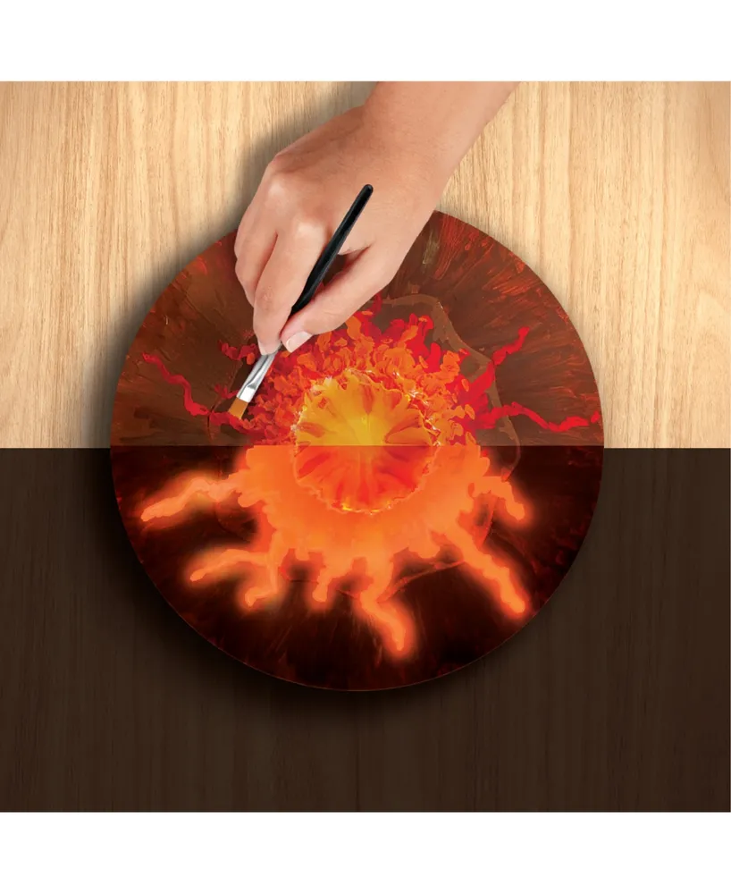 Discovery #Mindblown Do-It-Yourself Volcano Science Lab, 12 Piece Paint and Play Eruption Kit