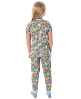 Scooby-Doo Girls Pajamas Chibi Characters Mystery Machine Shirt And Pants Pajama Set