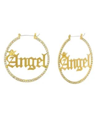 Aaliyah Angel Hoop Earring