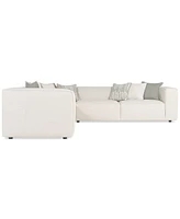 Bliss 124" 3-Pc. Fabric Modular Sectional, Created for Macy's