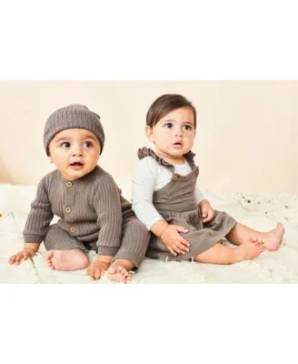 Carters Baby Sweater Jumpsuit Cap Set Baby Girls Bodysuit Jumper Set 2 Piece Sets