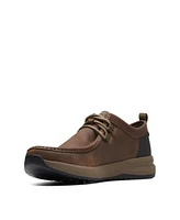 Clarks Men's Collection Wellman Moc Leather Lace Up Shoes