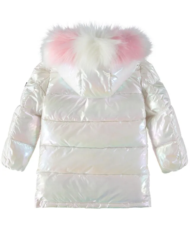 S Rothschild & CO Big Girls Iridescent Stadium Coat - Macy's