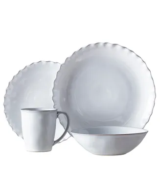 Fortessa Nosse Complements Stone 16 Pc. Dinnerware Set, Service for 4