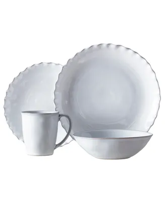 Fortessa Nosse Complements Stone 16 Piece Dinnerware Set, Service for 4