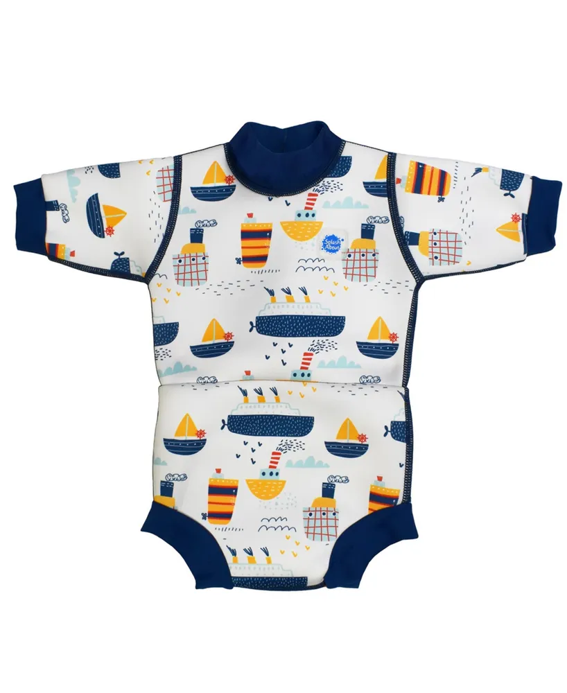 Splash About Baby Boys Happy Nappy Wetsuit with Swim Diaper