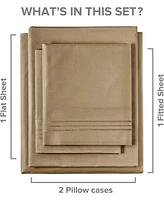 Cgk Unlimited Piece Microfiber Solid Sheet Set