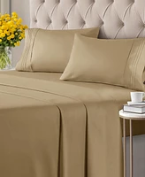 Cgk Unlimited Piece Microfiber Solid Sheet Set