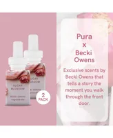 Pura Becki Owens - Sugar Blossom - Home Scent Refill - Smart Home Air Diffuser Fragrance - Up to 120-Hours of Premium Fragrance per Refill