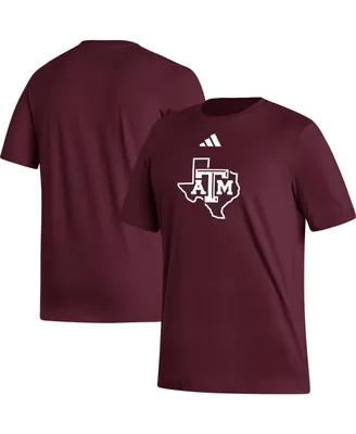 Men's adidas Maroon Texas A&M Aggies Logo Fresh T-shirt