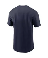 Men's Nike Navy Tennessee Titans Essential Blitz Lockup T-shirt