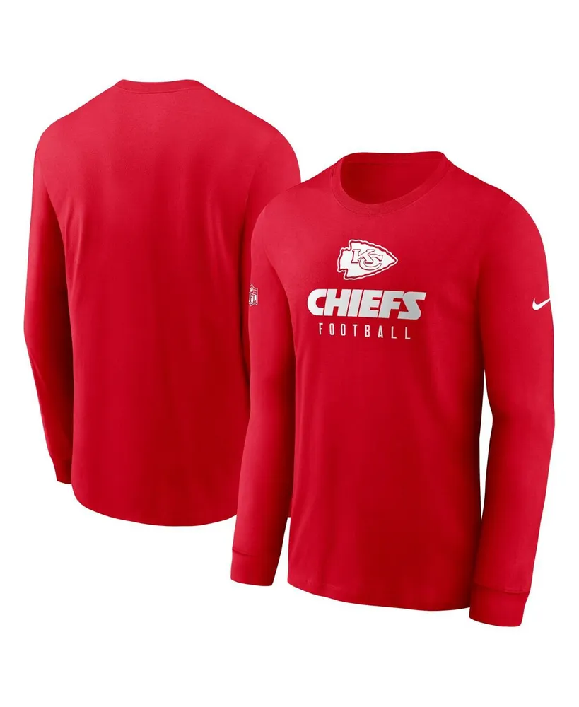 Men's Nike Red Kansas City Chiefs Legend Logo Performance T-Shirt