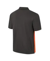 Men's Colosseum Charcoal Miami Hurricanes Two Yutes Polo Shirt