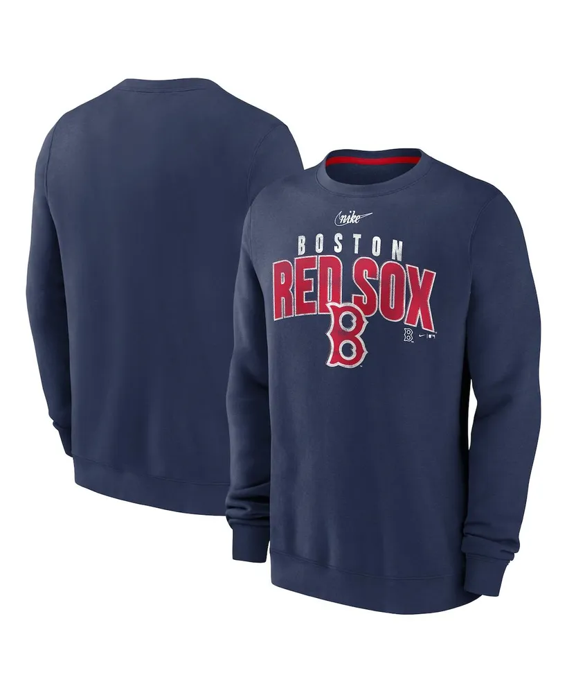 Men's Nike Navy Boston Red Sox Cooperstown Collection Team Shout Out Pullover Sweatshirt