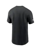 Men's Nike Black Las Vegas Raiders Sideline Performance T-shirt