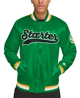 Starter Men's Classic-Fit Satin Varsity Bomber Jacket