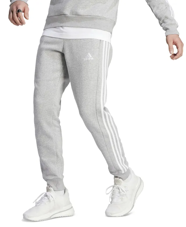 adidas Essentials Plus Size 3-Stripe Tapered Pants - Macy's