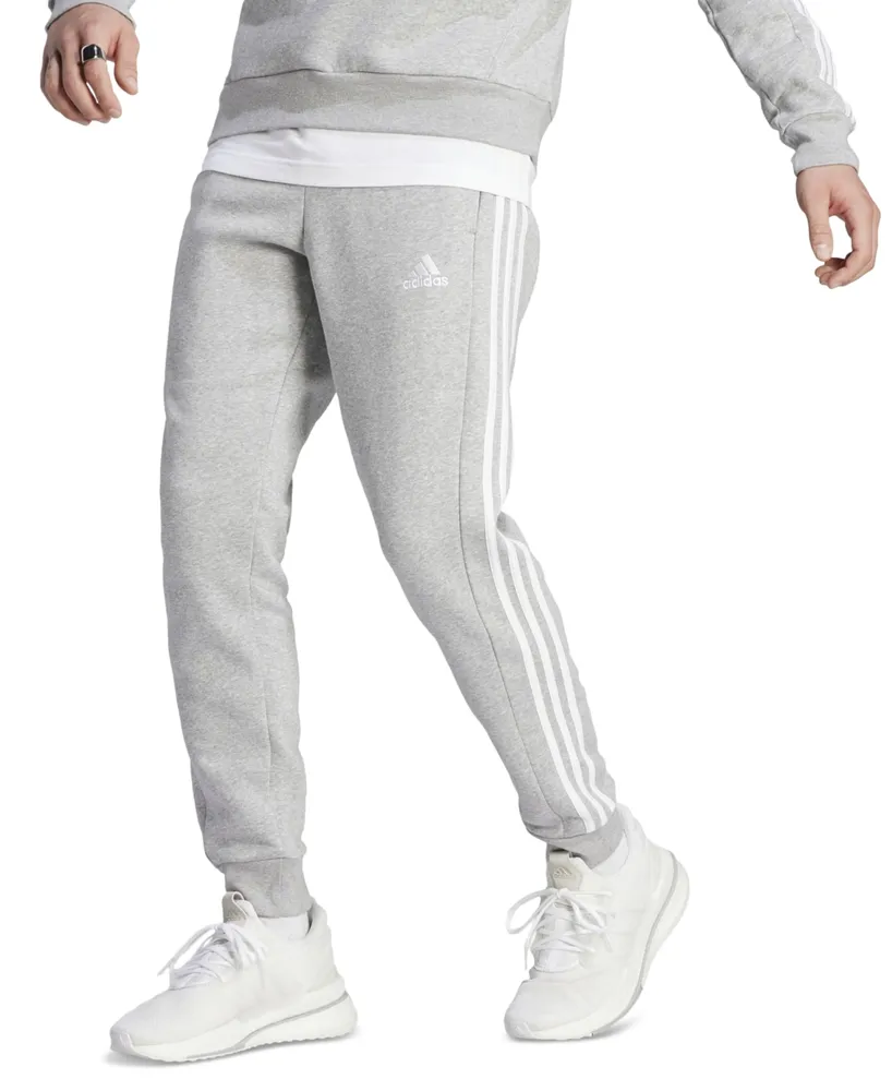 adidas Men's Essentials 3-Stripes Regular-Fit Fleece Joggers