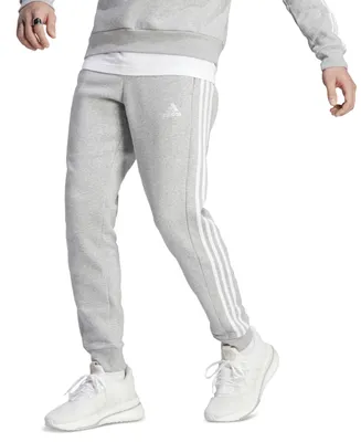adidas Men's Essentials 3-Stripes Regular-Fit Fleece Joggers