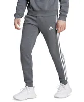 adidas Men's Essentials 3-Stripes Regular-Fit Fleece Joggers