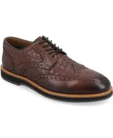 Thomas & Vine Men's Radcliff Woven Wingtip Derby Shoe